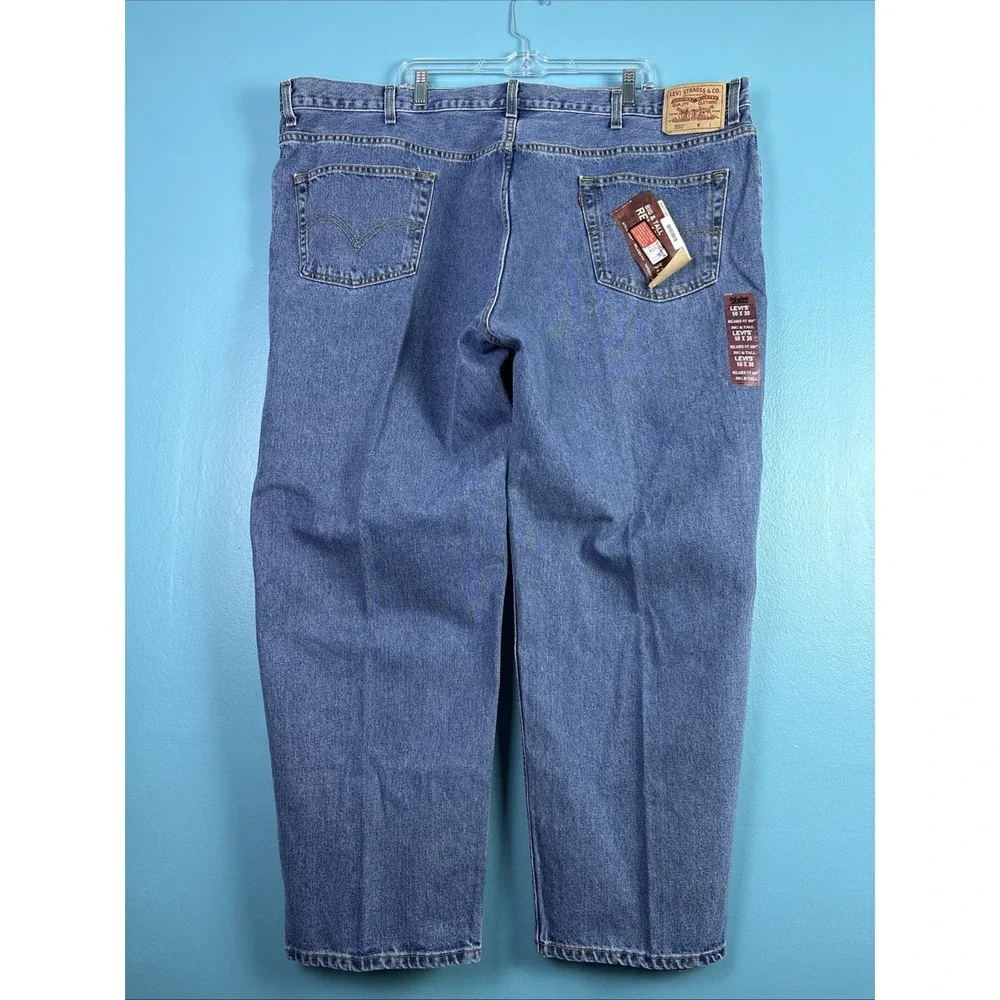 Levi's 550 50x30 Y2K Deadstock Blue Jeans Big And Tall